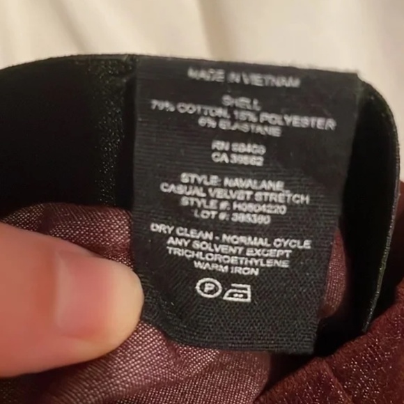 Theory Navalane High-Waist Velvet Pants - Picture 3 of 8